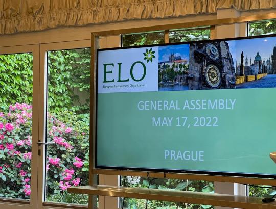 Europos žemės savininkų organizacijos Generalinė Asamblėja ir Regioninis žemės ūkio ateities forumas surengti Čekijos sostinėje 