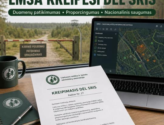 LMSA kreipėsi į Prezidentūrą dėl SRIS duomenų naudojimo