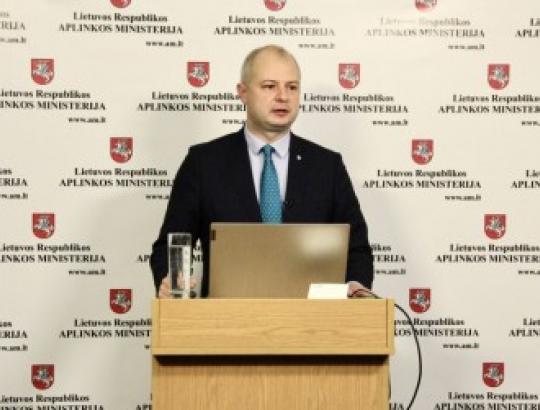  Aplinkos ministras Simonas Gentvilas pristatė 2021 m. pasiekimus ir 2022 m. atliekamus/planuojamus darbus