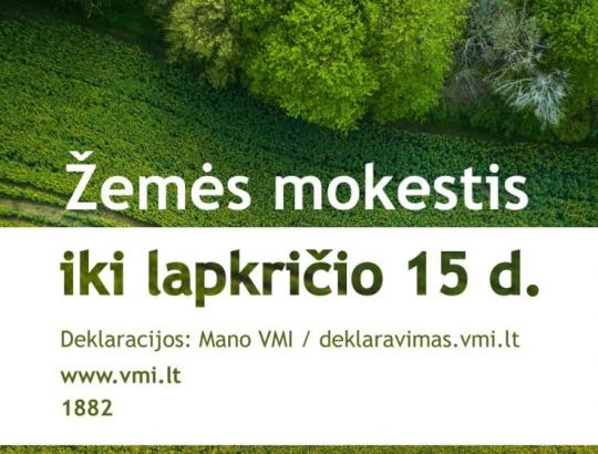 Liko 1 diena sumokėti žemės mokestį O klausimų dėl mokesčio apskaičiavimo daugiau, nei atsakymų.