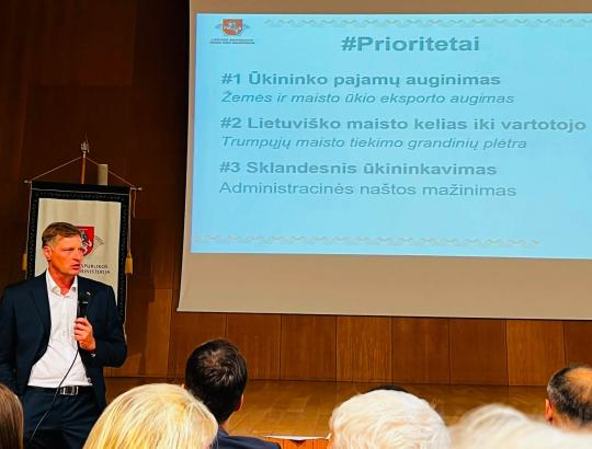 dr. K. Mažeika socialiniams partneriams pristatė komandą ir veiklos prioritetus