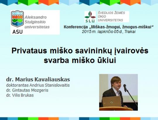 Mokslininkai rekomenduoja mažinti perteklinį privataus miškų ūkio reguliavimą