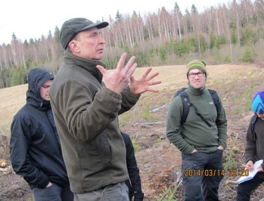 „EUROFORESTER“ programos magistrantai domėjosi Lietuvos privačiais miškais