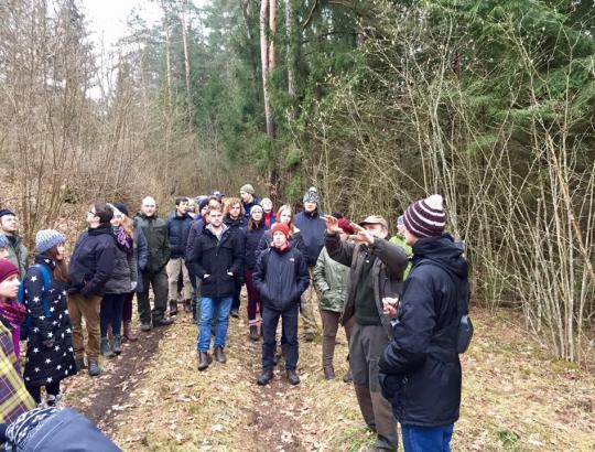 Tarptautinės magistratūros programos EUROFORESTER studentai lankėsi privačiuose miškuose