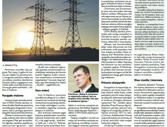 Energetikai kompensacijas už elektros stulpus prastūmė buldozeriu