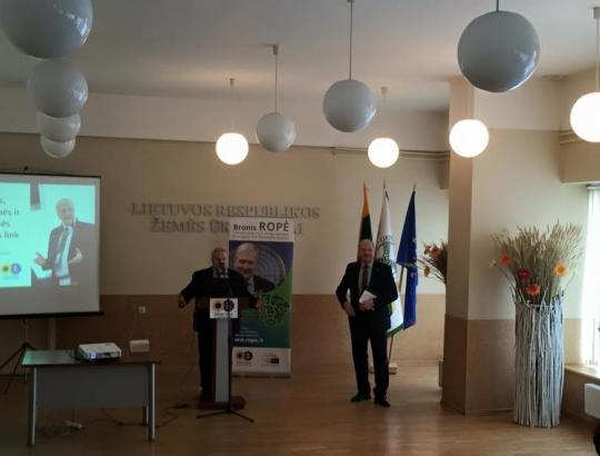 Europarlamentaras B. Ropė pristatė veiklos ataskaitą ir kvietė tęsti bendradarbiavimą 