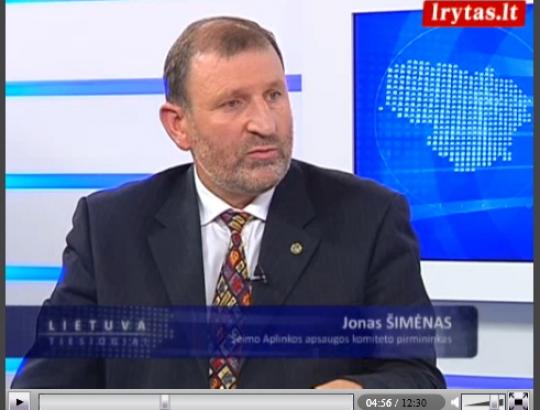 „Lietuvos ryto“ televizijos 2011-05-10 laidoje "Lietuva tiesiogiai"- apie miškus