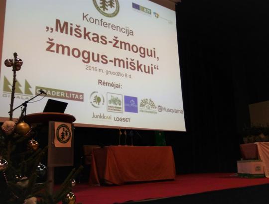 Konferencijos „Miškas-žmogui, žmogus-miškui“, vykusios 2016-12-08 Trakuose, įžanginė 1 dalis (video)