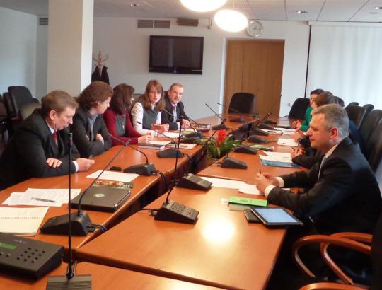 Žemės ūkio ministras V.Jukna su LMSA vadovybe aptarė privačių miškų savininkams aktualius klausimus