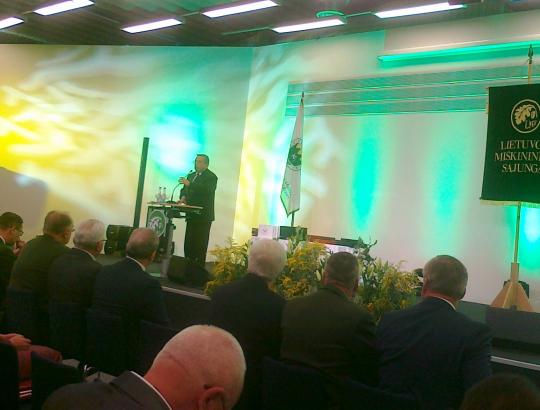 Vilniuje surengtas oficialus  Miškininkų dienos paminėjimas.