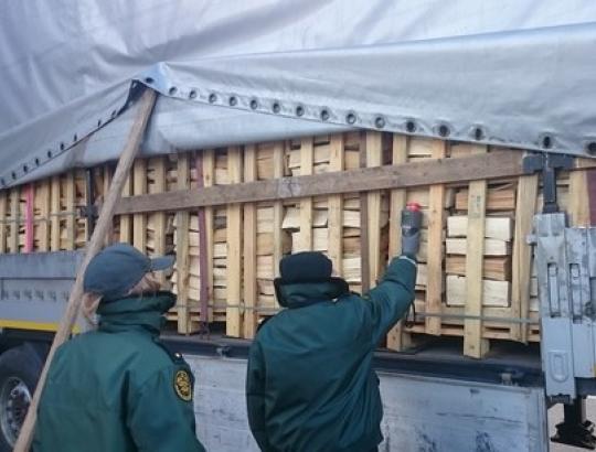 RSC:  Į Lietuvą neįleistas iš Baltarusijos vežamas radioktyvių malkų krovinys