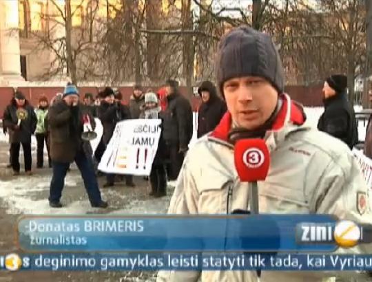TV3 žinios: Miškų savininkai piketavo prie Seimo