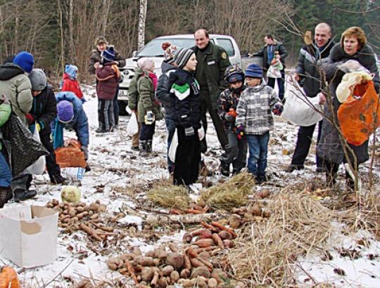 Miškininkai atskleidžia vaikams miško grožį